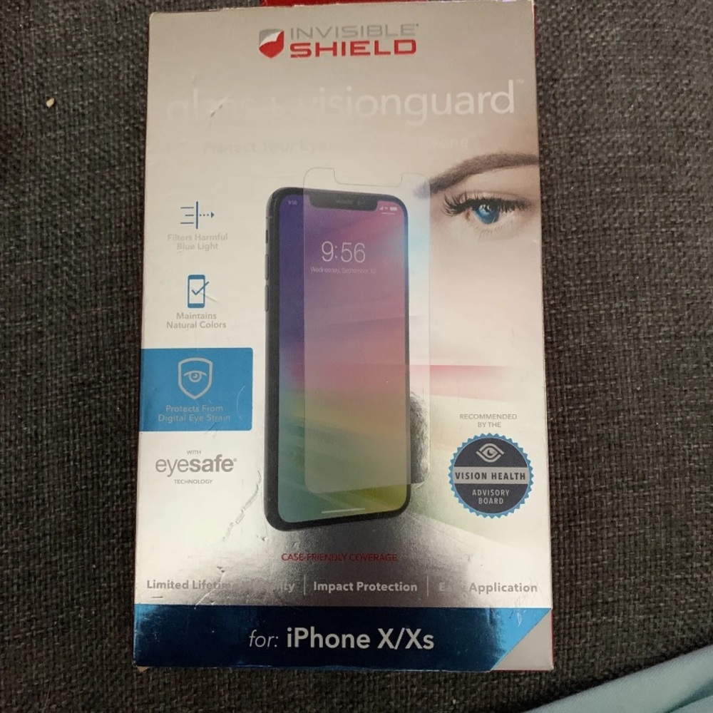 Screen protector for iPhone X/XR